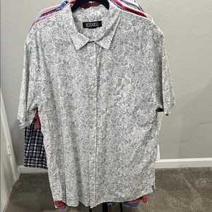Men's Ezekiel White Floral Shirt